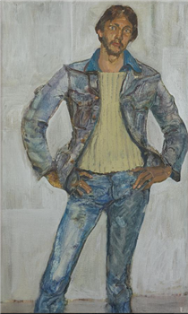 Portrait of a Student - Михаил Исакович Вайнштейн