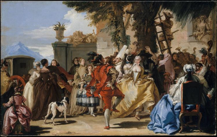 A dance in the country, c.1755 - Giovanni Domenico Tiepolo