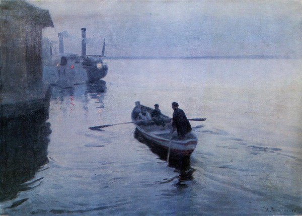 На Дніпрі, 1906 - Mykola Pymonenko