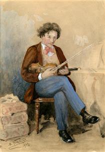Violinist - Vladímir Makovski