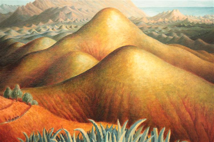 Mountain Ranges from Yegen, 1924 - Dora Carrington