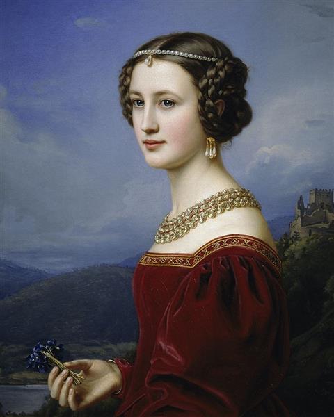 Cornelia Vetterlein, 1828 - Йозеф Карл Штілер