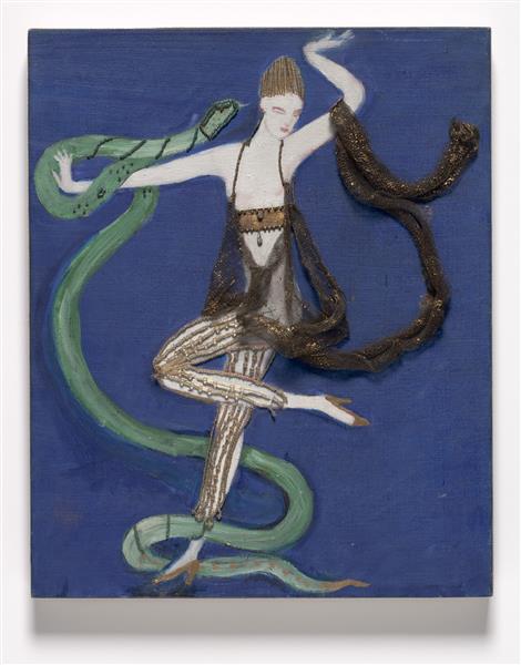 Costume Design (Euridice and the Snake) for the Artist's Ballet Orphée of the Quat Z Arts, 1912 - Florine Stettheimer