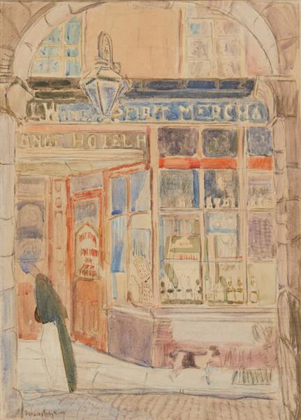 The Little Wine Shop, c.1919 - Frances Hodgkins