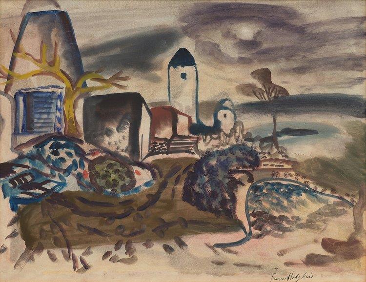 Storm (Ibiza), 1933 - Frances Hodgkins