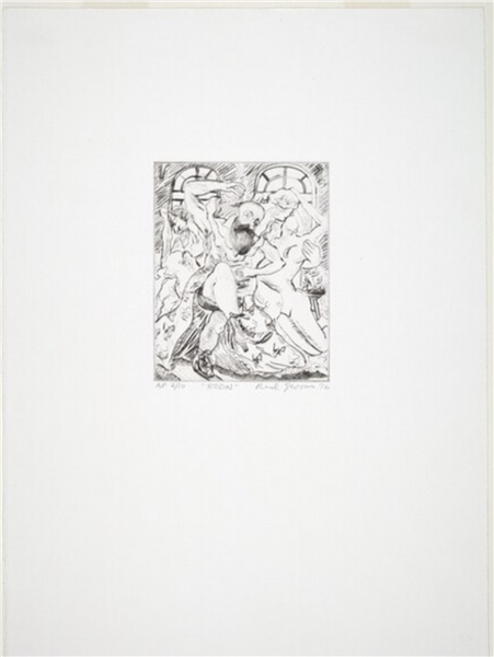 Rodin, 1976 - Red Grooms