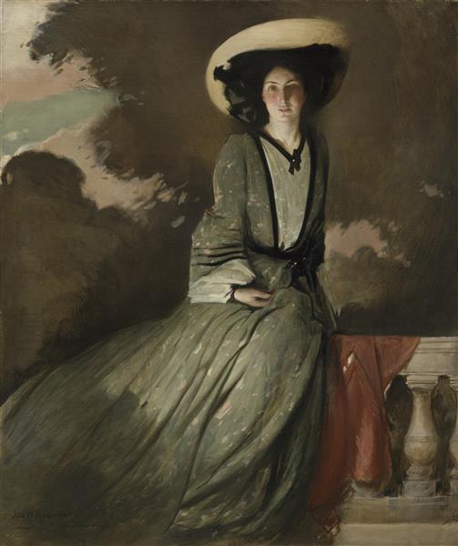Portrait of Mrs. John White Alexander, 1902 - Джон Уайт Александер