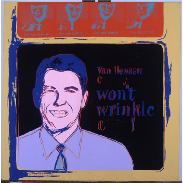Ads: Van Heusen (Ronald Reagan), 1985 - 安迪沃荷