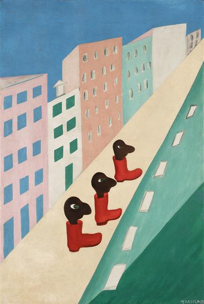 City (The Street), 1929 - Tarsila do Amaral