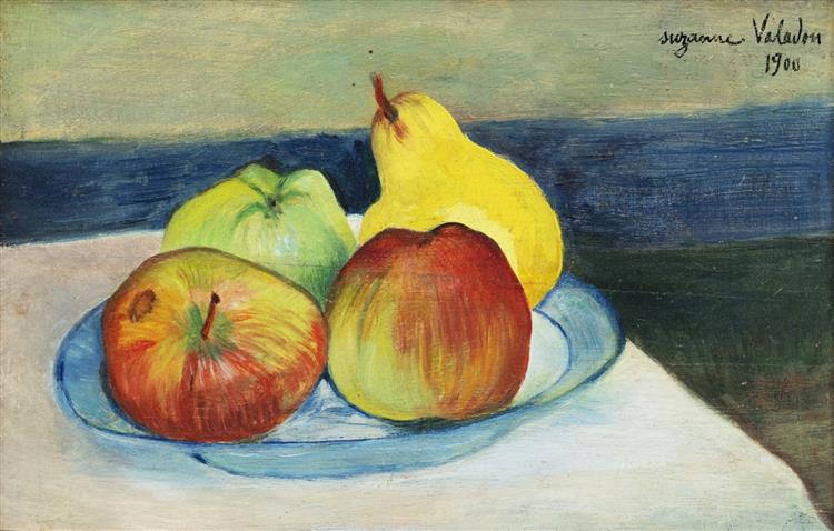 Still Life With Apples and Pear, 1900 - Сюзанна Валадон