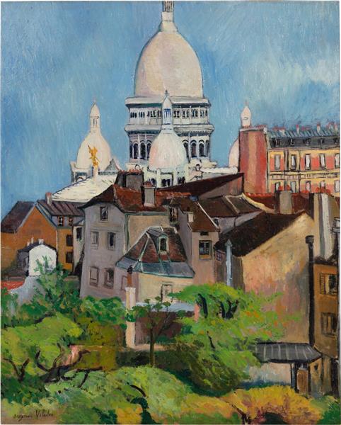 The Sacred Heart of Montmartre, 1917 - Suzanne Valadon
