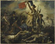 Die Freiheit führt das Volk - Eugène Delacroix