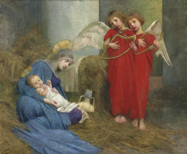 Angels Entertaining the Holy Child, 1893 - Marianne Stokes