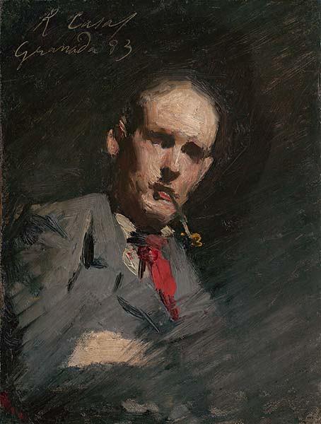 Portrait of Tom Roberts, 1883 - Рамон Касас
