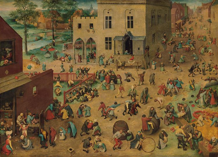 Die Kinderspiele, 1560 - Pieter Bruegel der Ältere