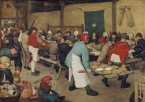Die Bauernhochzeit - Pieter Bruegel der Ältere
