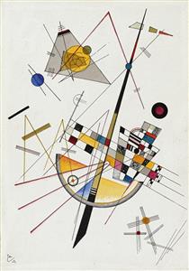 Delicate Tension. No.  85 - Wassily Kandinsky