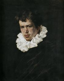 Portrait of the painter Umberto Veruda - Isidoro Grünhut