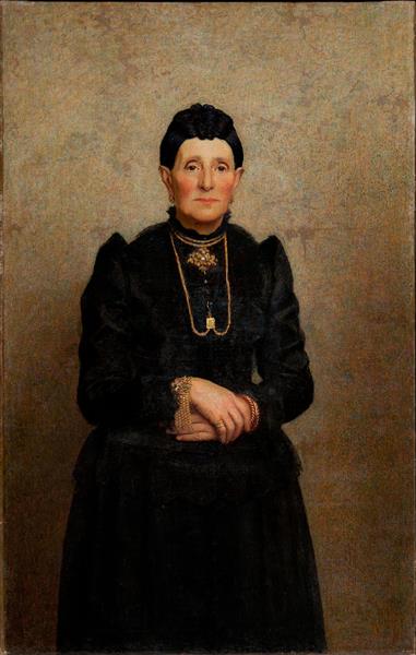 Portrait of Mrs. Sofia Abbiati Cocco, 1895 - Джузеппе Пеллиза да Вольпедо