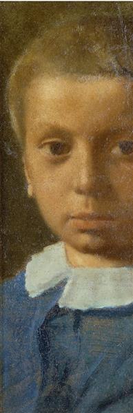 The Child in Blue, 1853, 1853 - Эдгар Дега