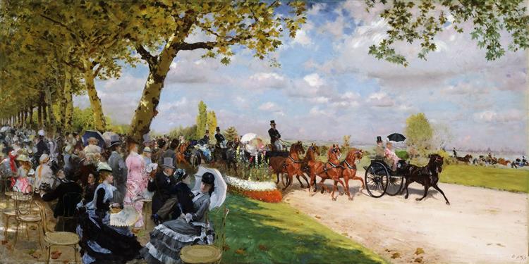 Return from the Races, 1875 - Джузеппе Де Ниттис