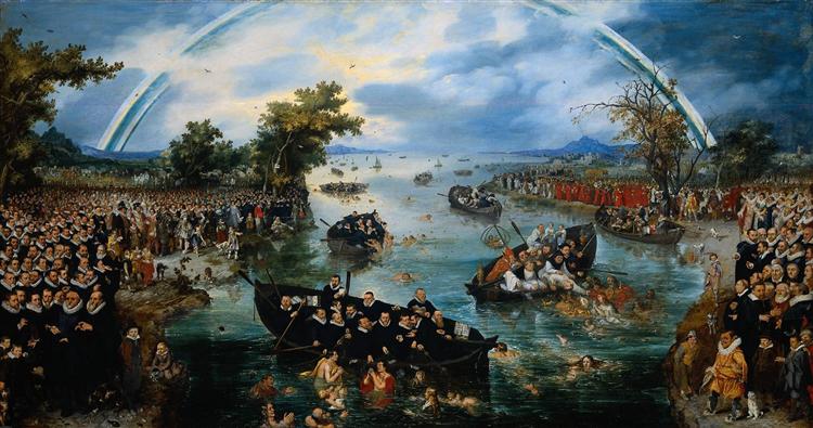 Fishing for Souls, 1614 - Адріан ван де Венне