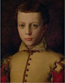 Portrait of Ferdinando de' Medici - 布隆津諾