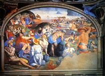 The Crossing of the Red Sea - Agnolo Bronzino