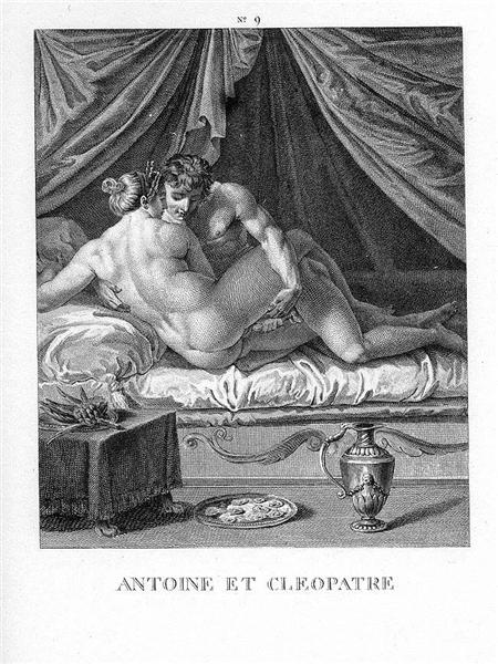 Antony and Cleopatra - Agostino Carracci