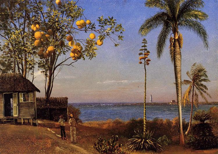 A View in the Bahamas, c.1879 - Albert Bierstadt