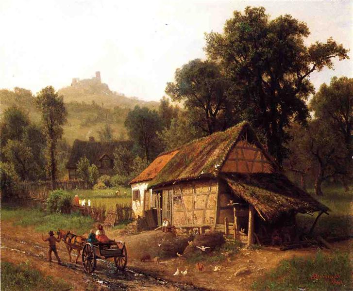 In the Foothills, 1861 - Альберт Бірштадт
