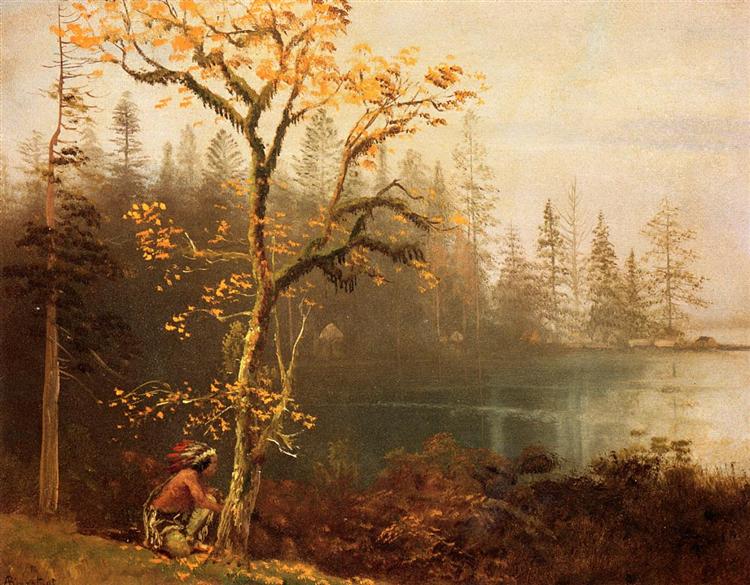 Indian Scout - Albert Bierstadt