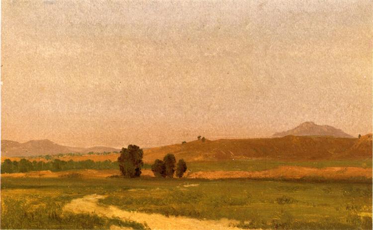 Nebraska, On the Plain, c.1863 - Albert Bierstadt