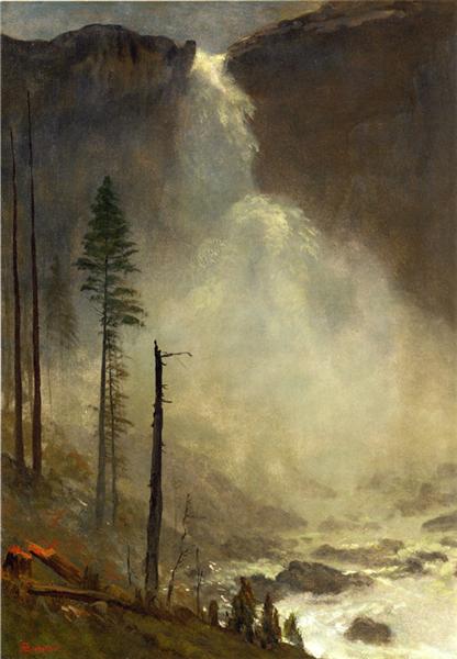 Nevada Falls, 1873 - Albert Bierstadt