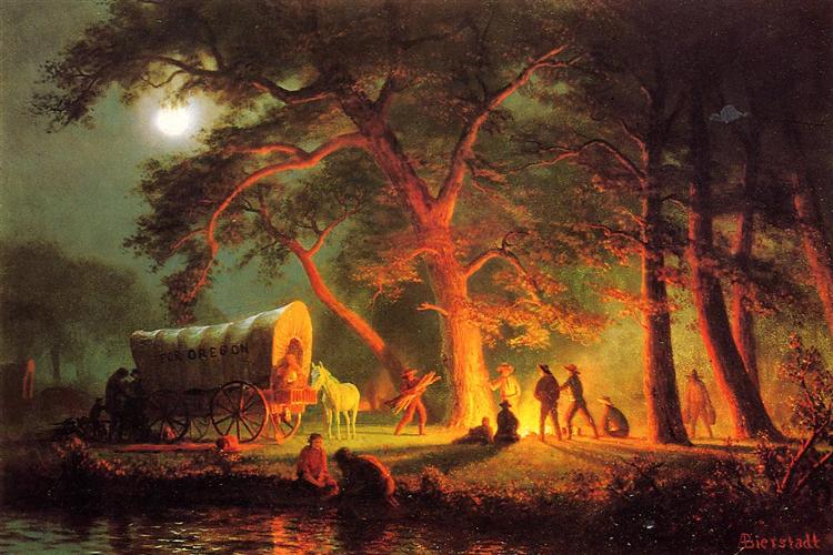 Oregon Trail - Albert Bierstadt