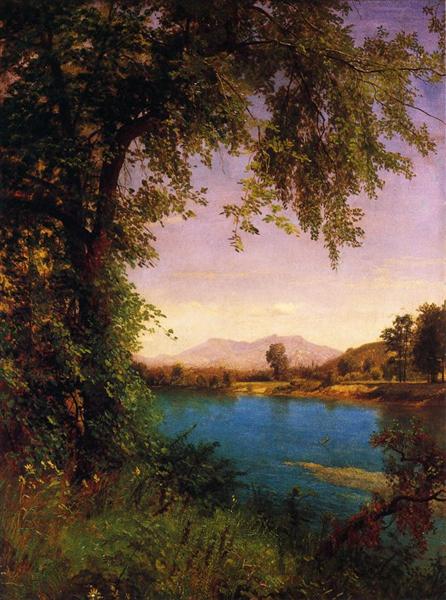 South and North Moat Mountains, c.1862 - 阿爾伯特·比爾施塔特