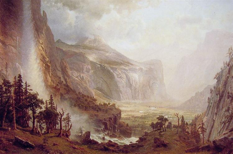 The Domes of the Yosemite, 1867 - Albert Bierstadt