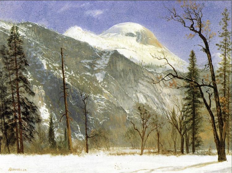 Winter in Yosemite Valley, 1872 - 阿爾伯特·比爾施塔特