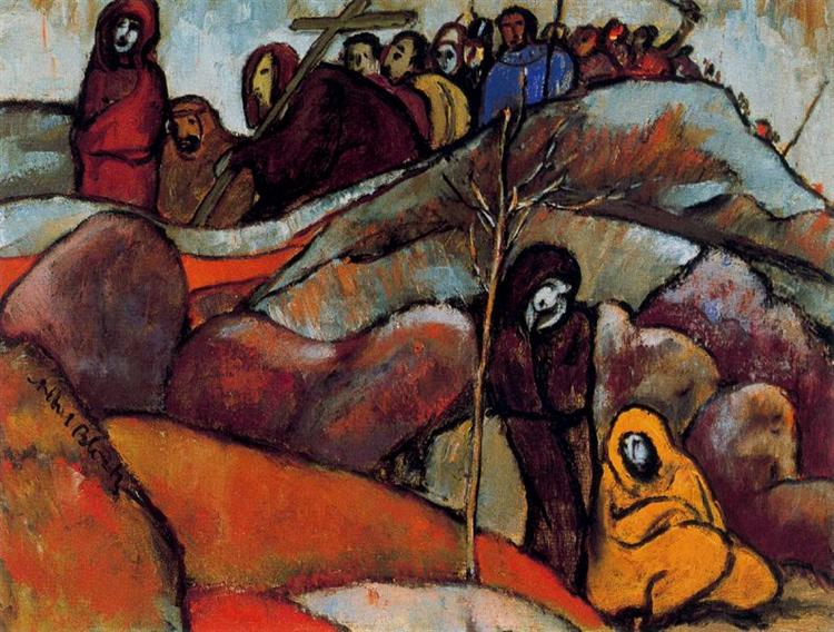 Procession with the Cross - Albert Bloch