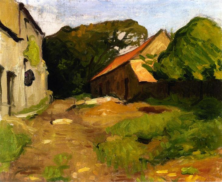 Farmyard at La Percaillerie (Normandy), 1901 - Альбер Марке
