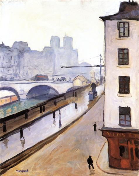 The Pont Saint-Michel and Notre Dame, 1905 - Albert Marquet