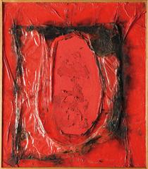 Red Plastic - Alberto Burri