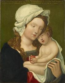 Мария с младенцем - Альбрехт Альтдорфер