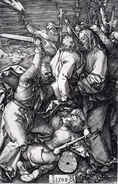 Betrayal Of Christ, 1508 - Alberto Durero