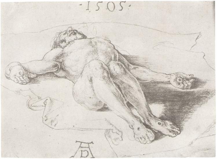 Body of Christ ', 1505 - Albrecht Durer