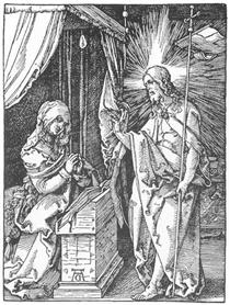Christ Appears to His Mother - Albrecht Dürer
