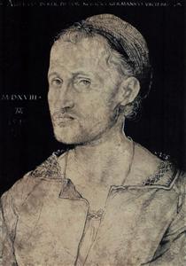 Hans the Elder Portrait Burgkmair - Alberto Durero
