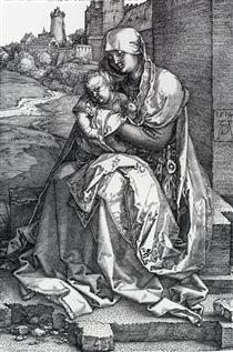 Madonna By The Wall - Albrecht Dürer