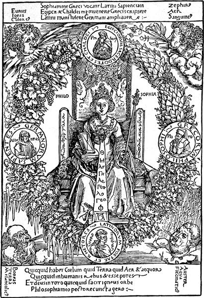 Philosophia (personification of philosophy), 1502 - Alberto Durero