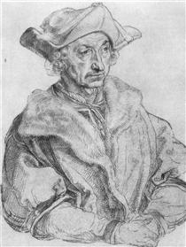 Portrait of a man (Sebastian Brant) - Albrecht Dürer